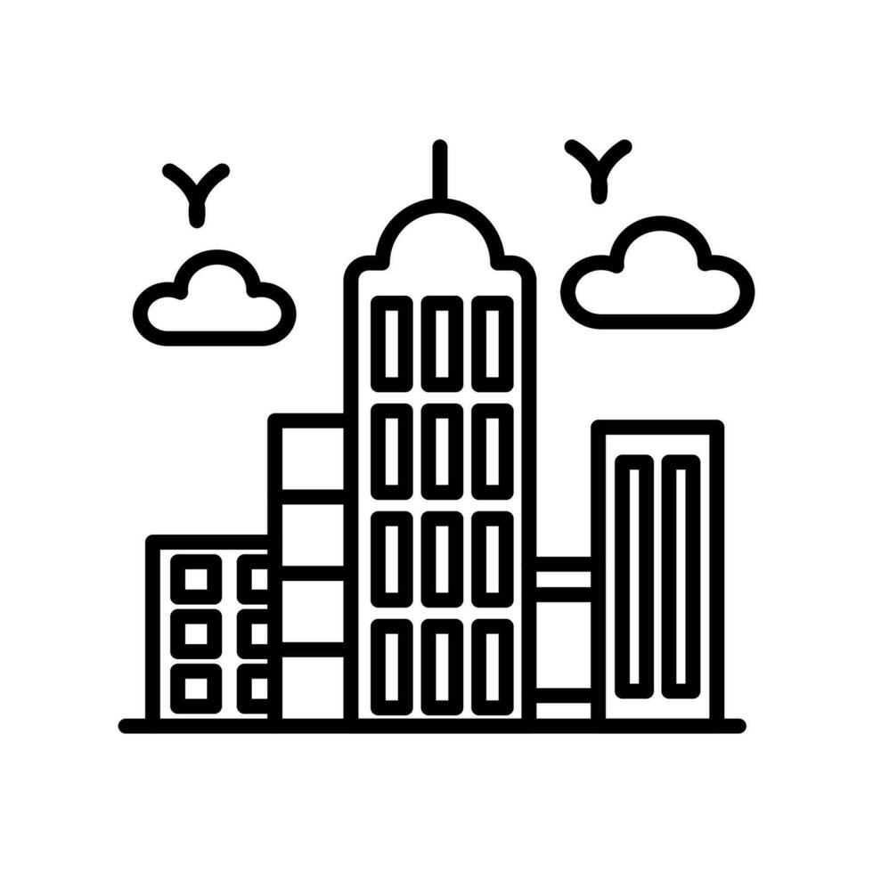 City Buildingsicon in vector. Illustration vector