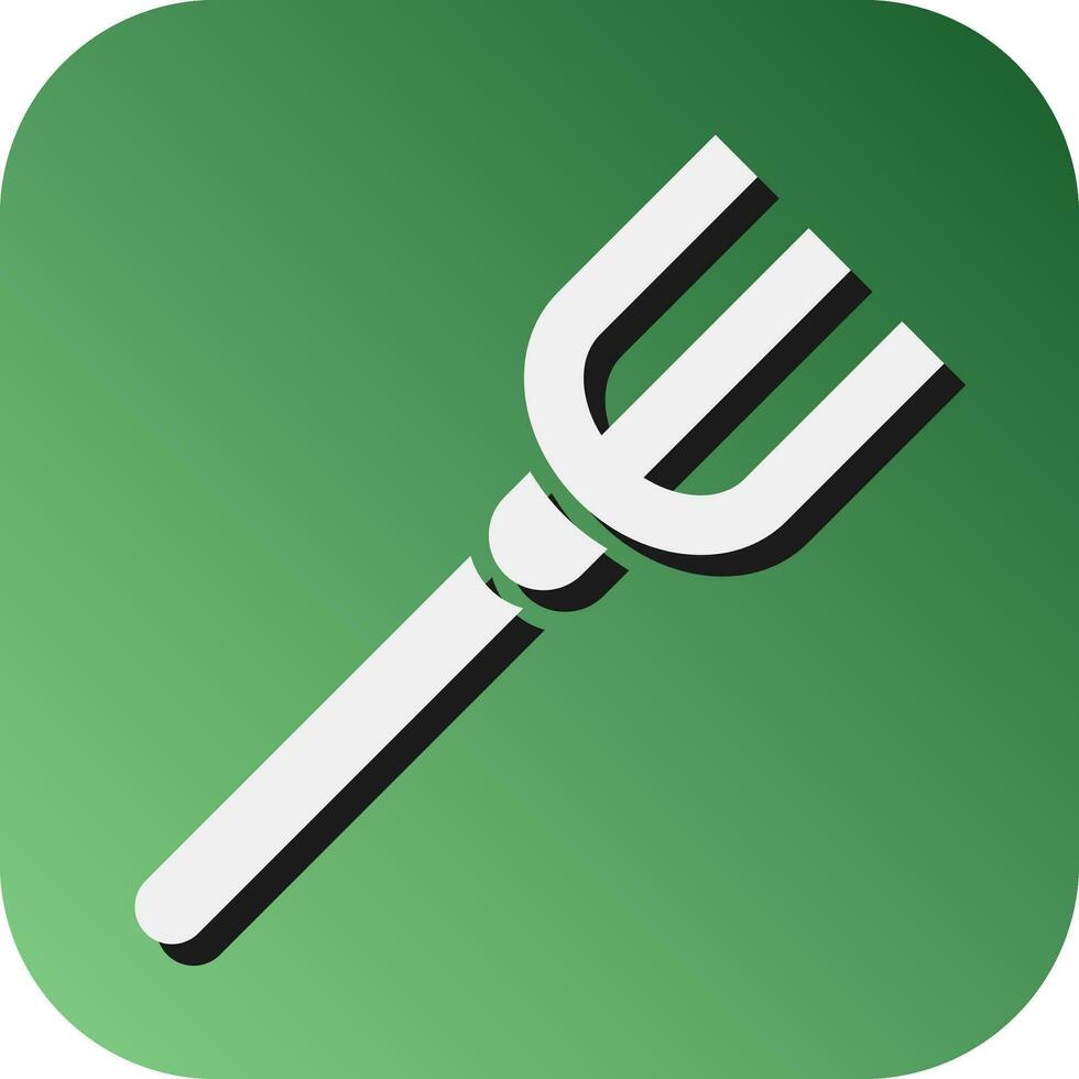 Pitchfork Vector Glyph Gradient Background Icon For Personal And Commercial Use.