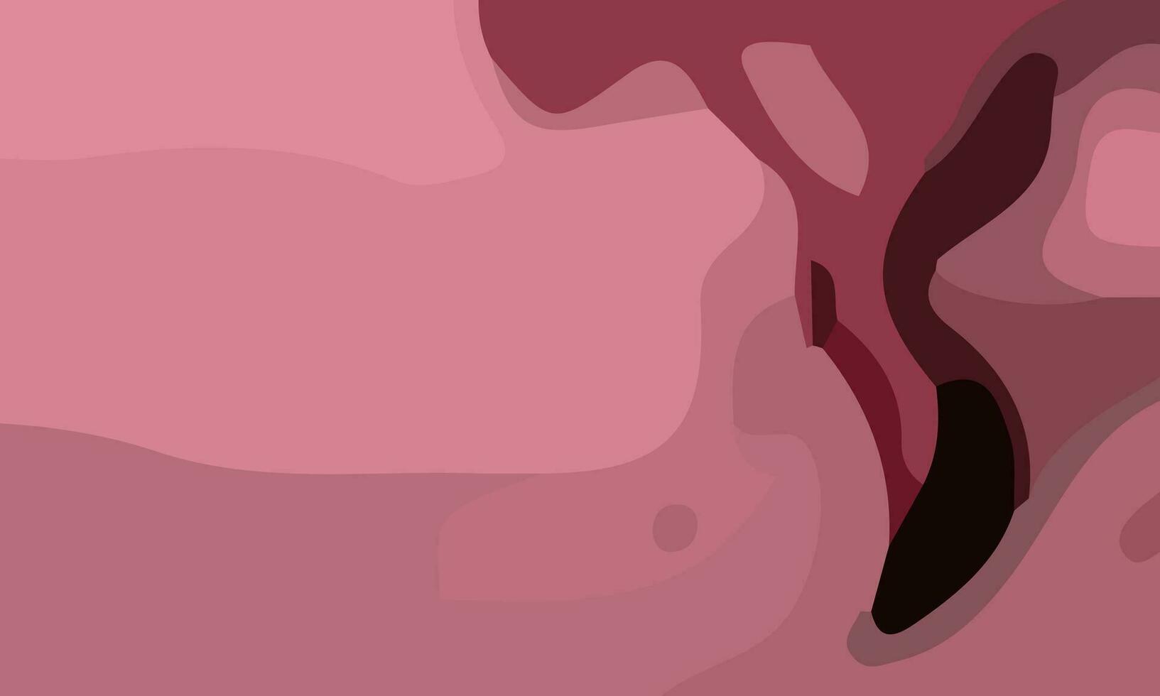 Aesthetic abstract art with a combination of shapes and red colors. Suitable for background and poster vector