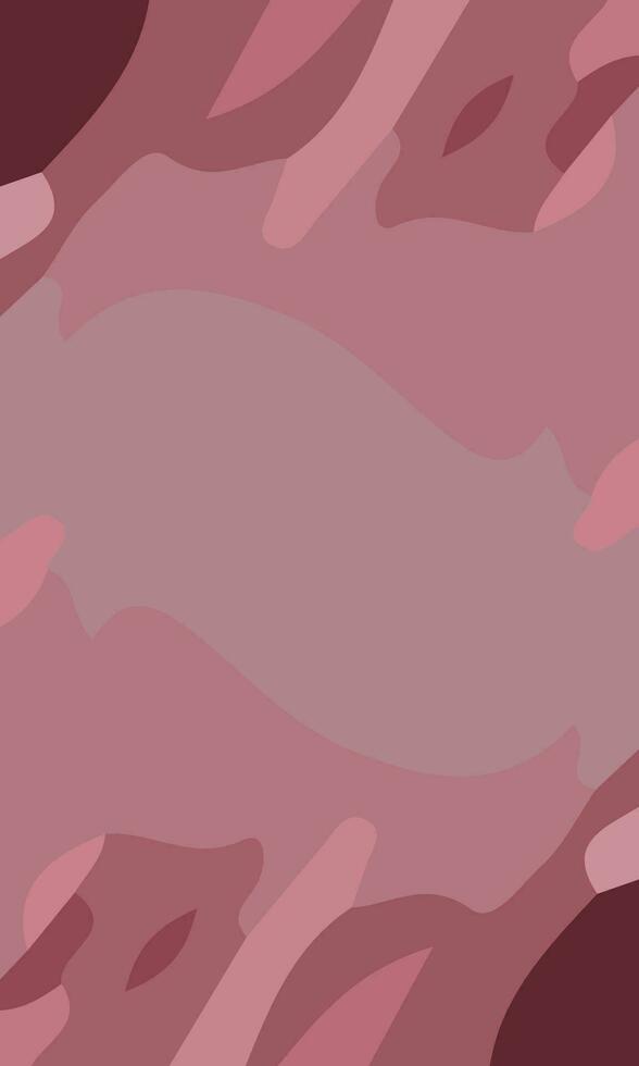 Aesthetic abstract art with a combination of shapes and red colors. Suitable for background and poster vector