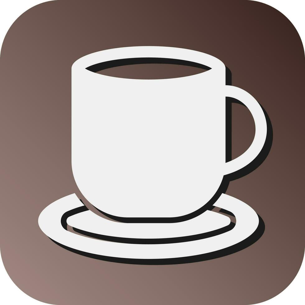 Mug Vector Glyph Gradient Background Icon For Personal And Commercial Use.