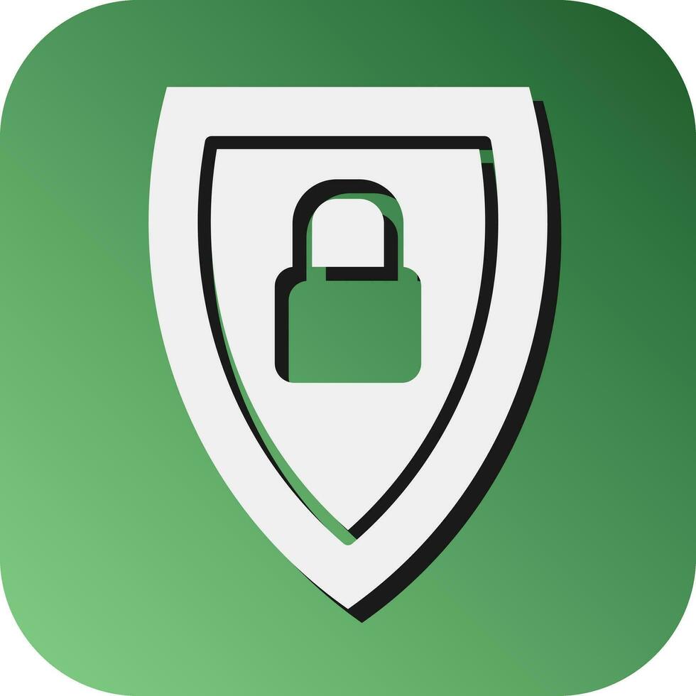 Privacy Vector Glyph Gradient Background Icon For Personal And Commercial Use.