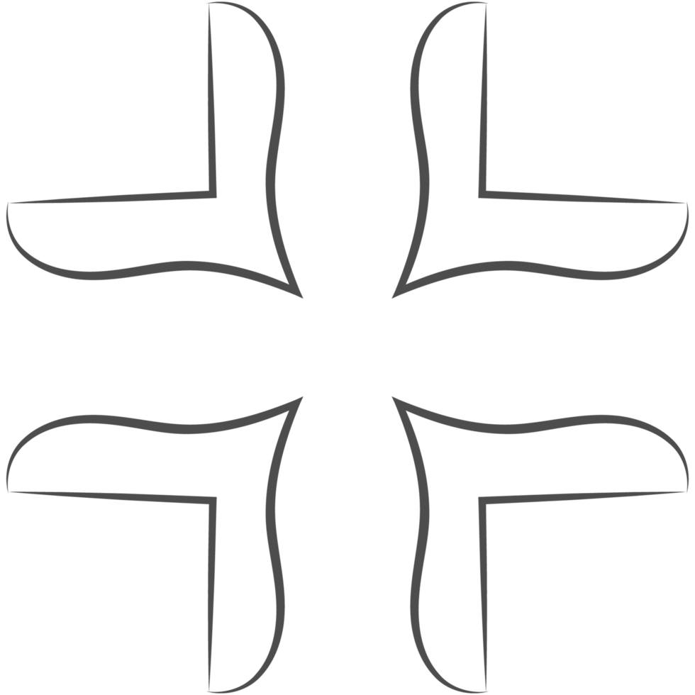 tribal geometric pattern icon. transparent pattern illustration png