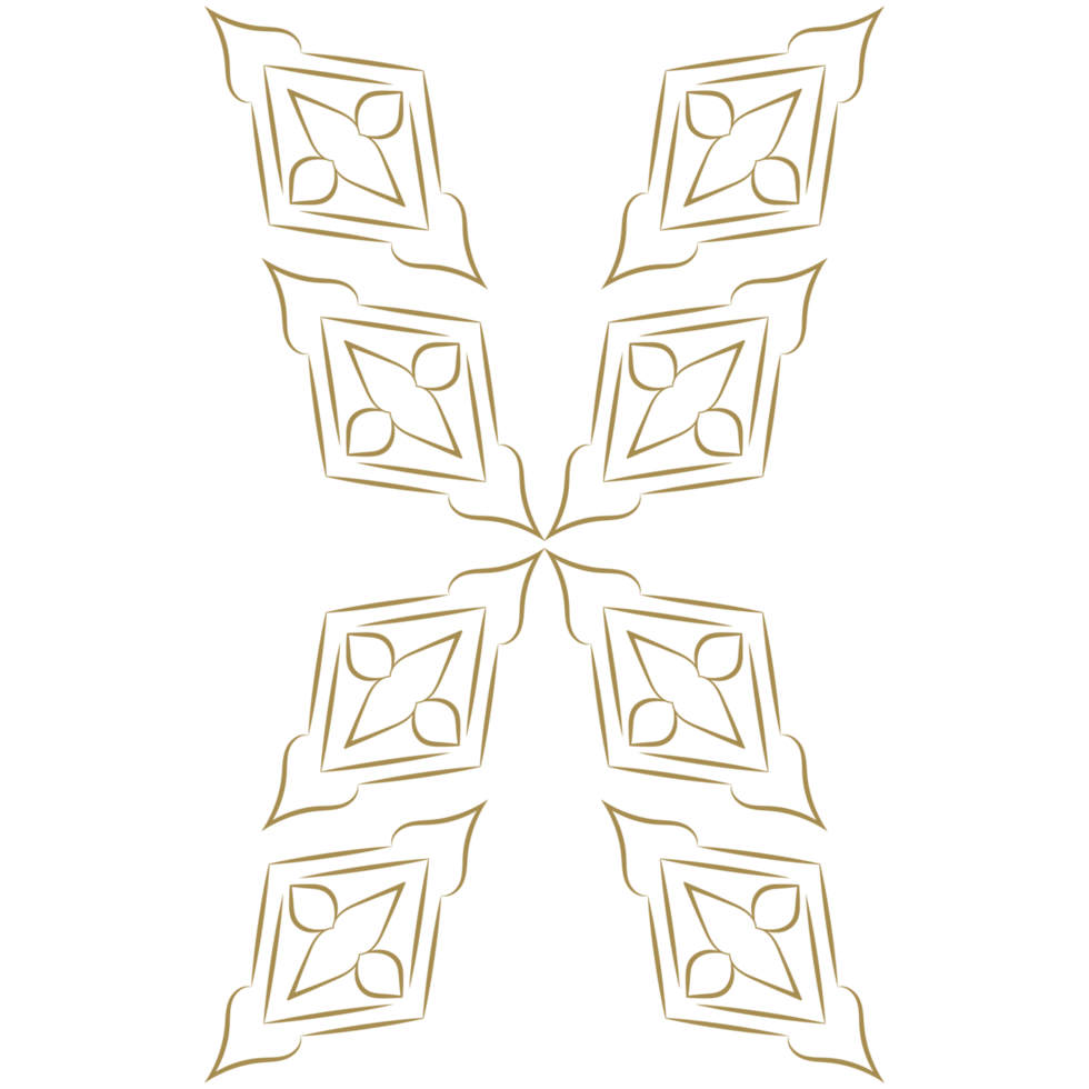 tribal geometric pattern icon. transparent pattern illustration png