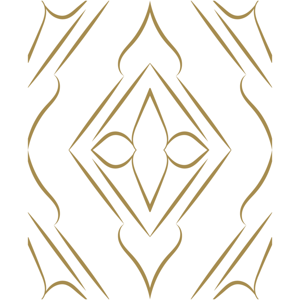 tribal geometric pattern icon. transparent pattern illustration png