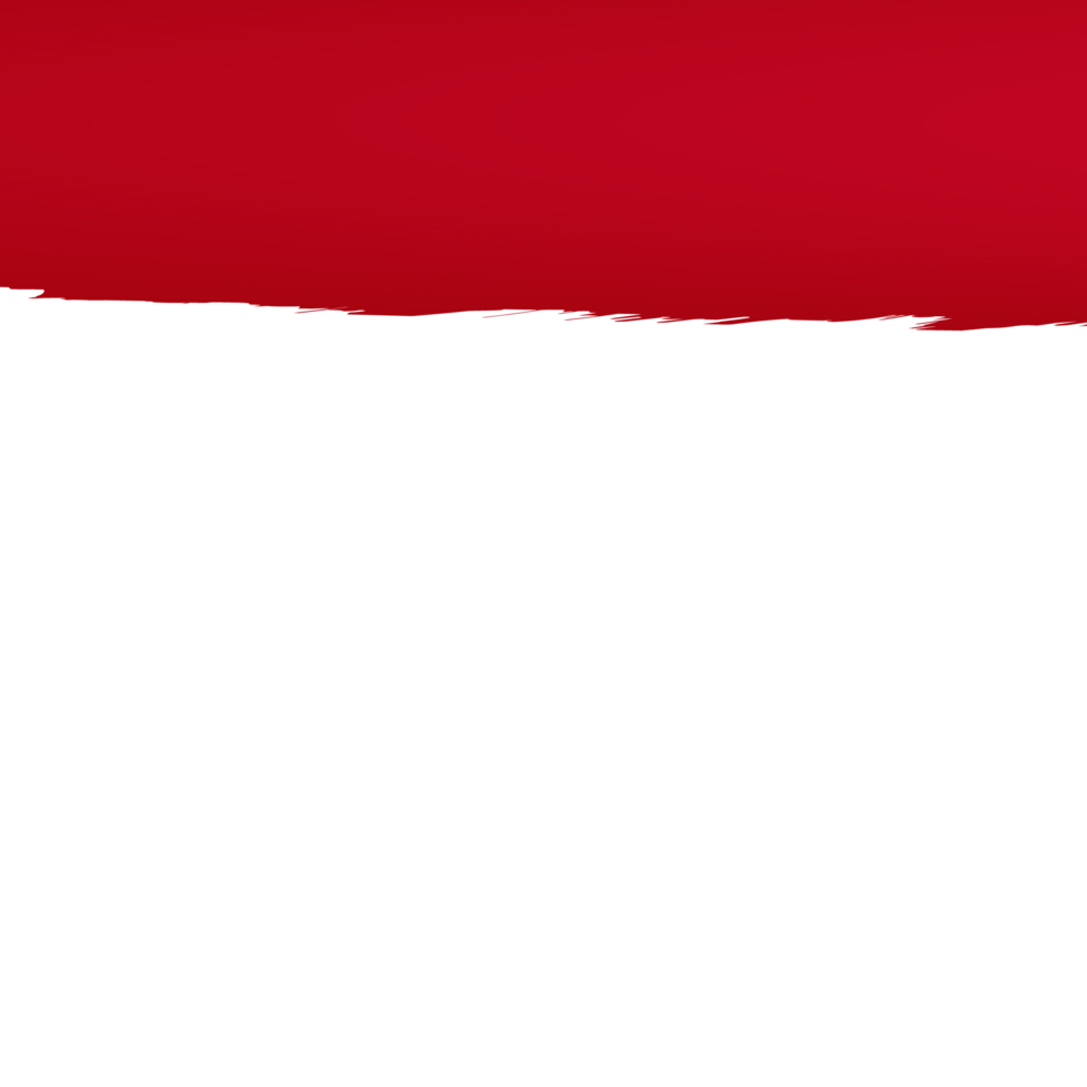 red paint brush stroke grunge shape png
