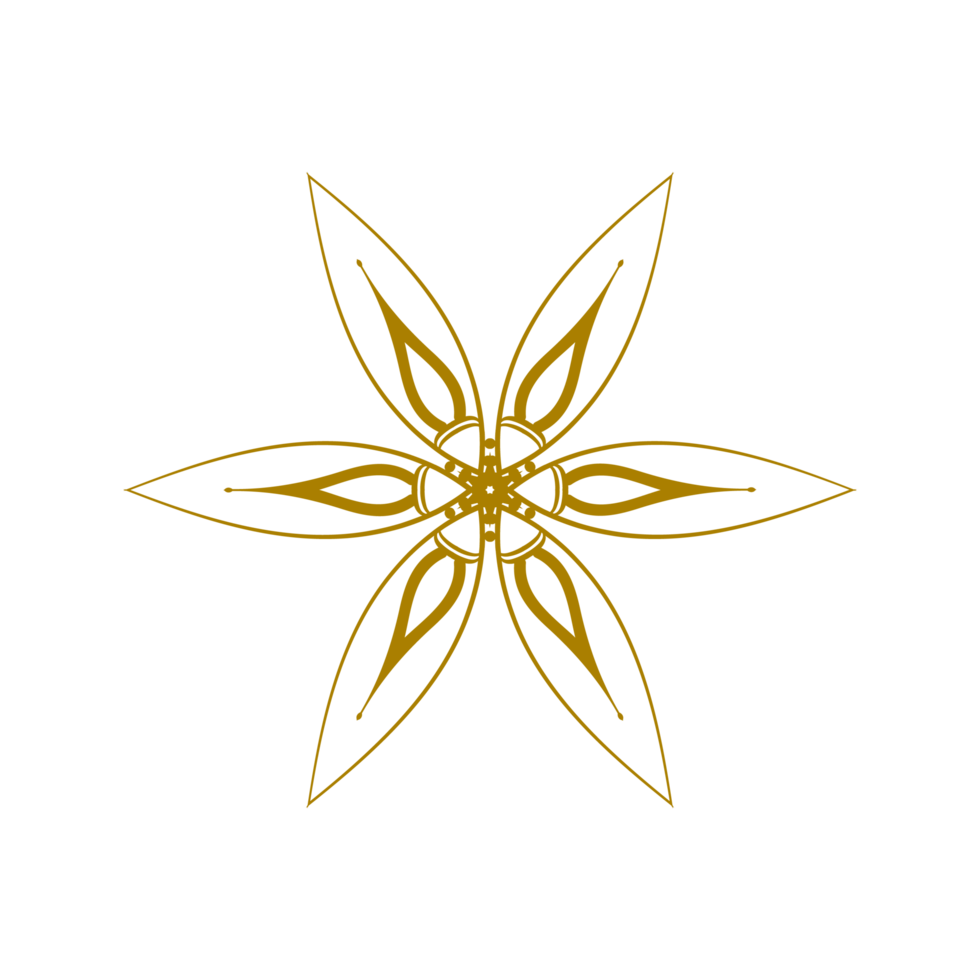 mandala pattern icon for design png