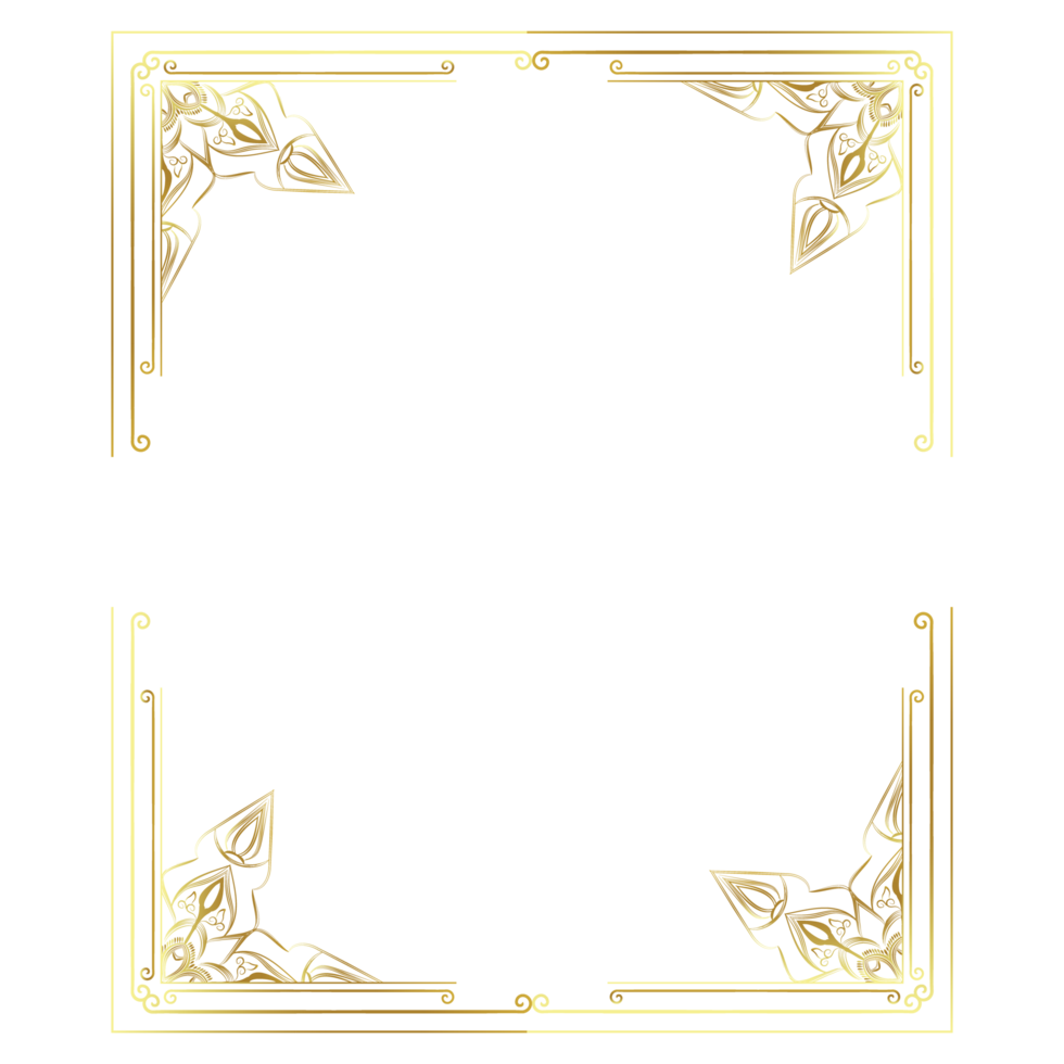 frame border for design decor png