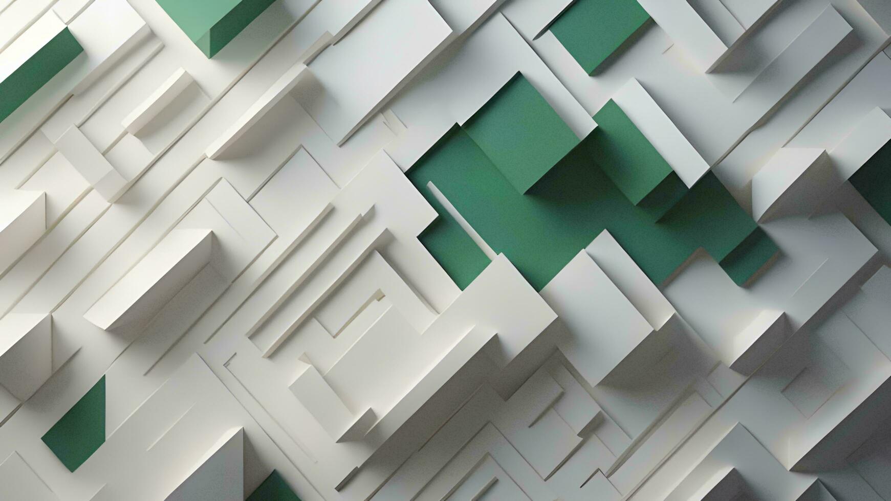 AI generated Abstract chaotic geometric shapes. Bended stripes background. Reflective surface pattern. generative ai photo