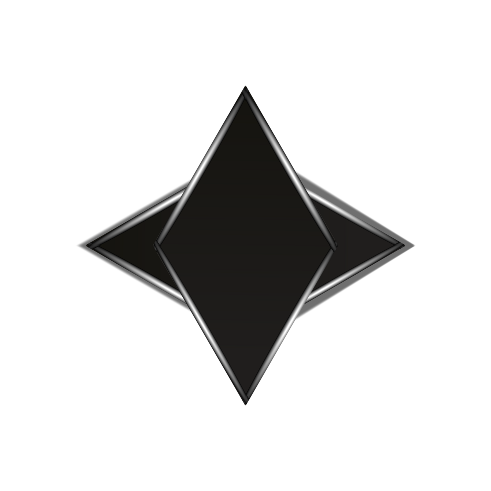 Black luxury shapes png