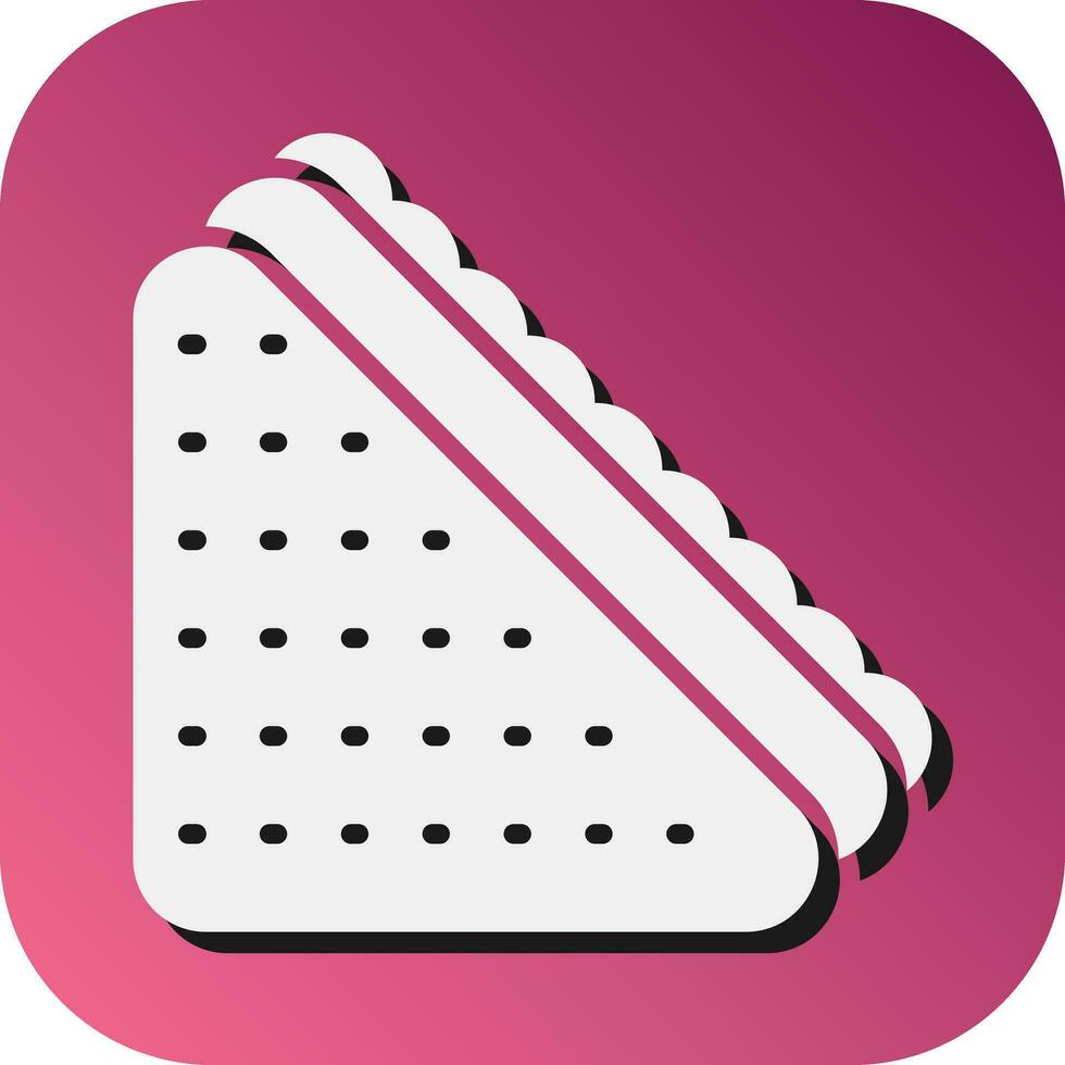 Sandwich Vector Glyph Gradient Background Icon For Personal And Commercial Use.