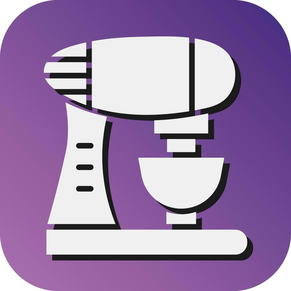 Mixer Vector Glyph Gradient Background Icon For Personal And Commercial Use.