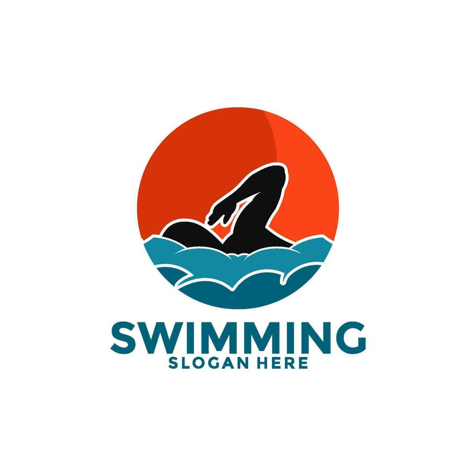 swimming logo icon vector, Swim logo design template 35679614 Vector Art at Vecteezy