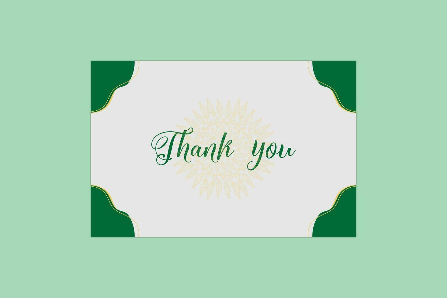 Hand-drawn Thank you greeting card vector for small business.