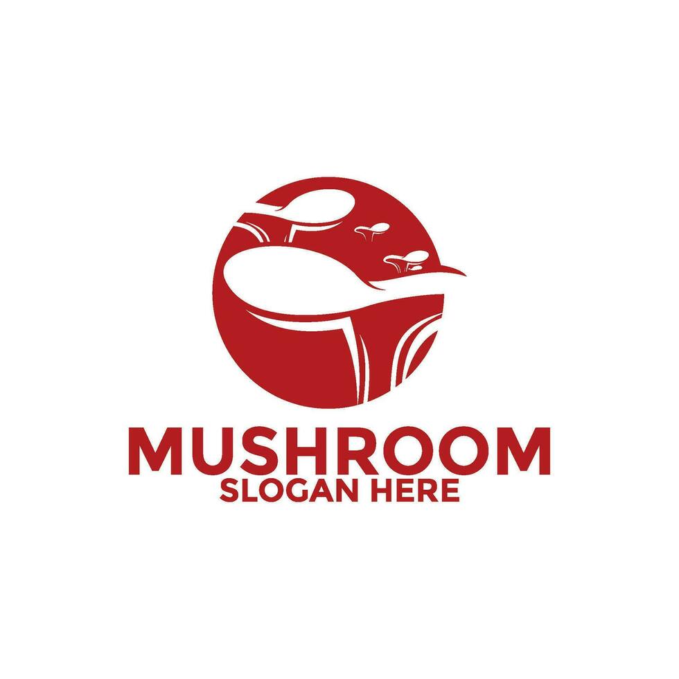 Mushroom logo vector, Creative Mushroom logo icon design template vector