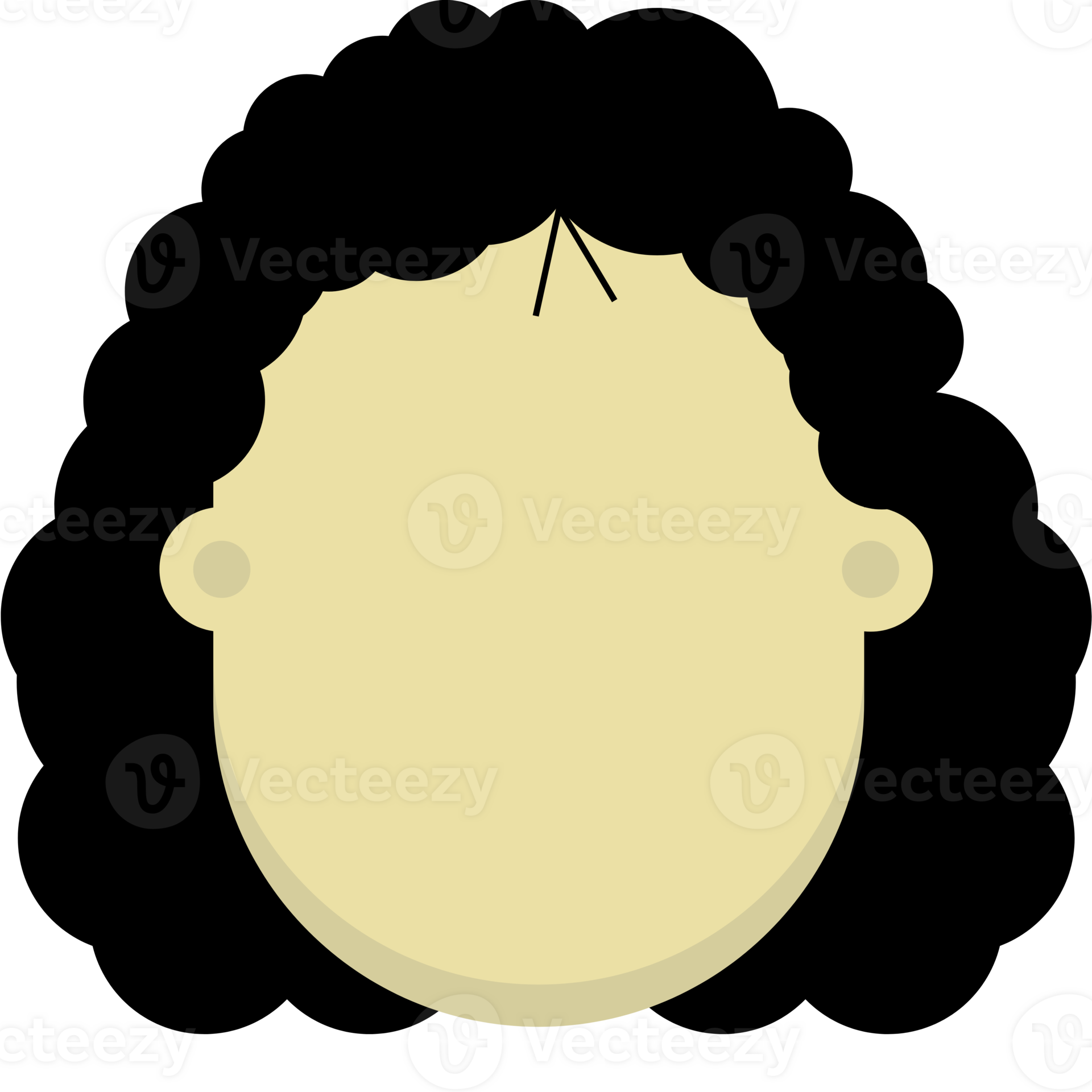 woman head without face 35680158 PNG