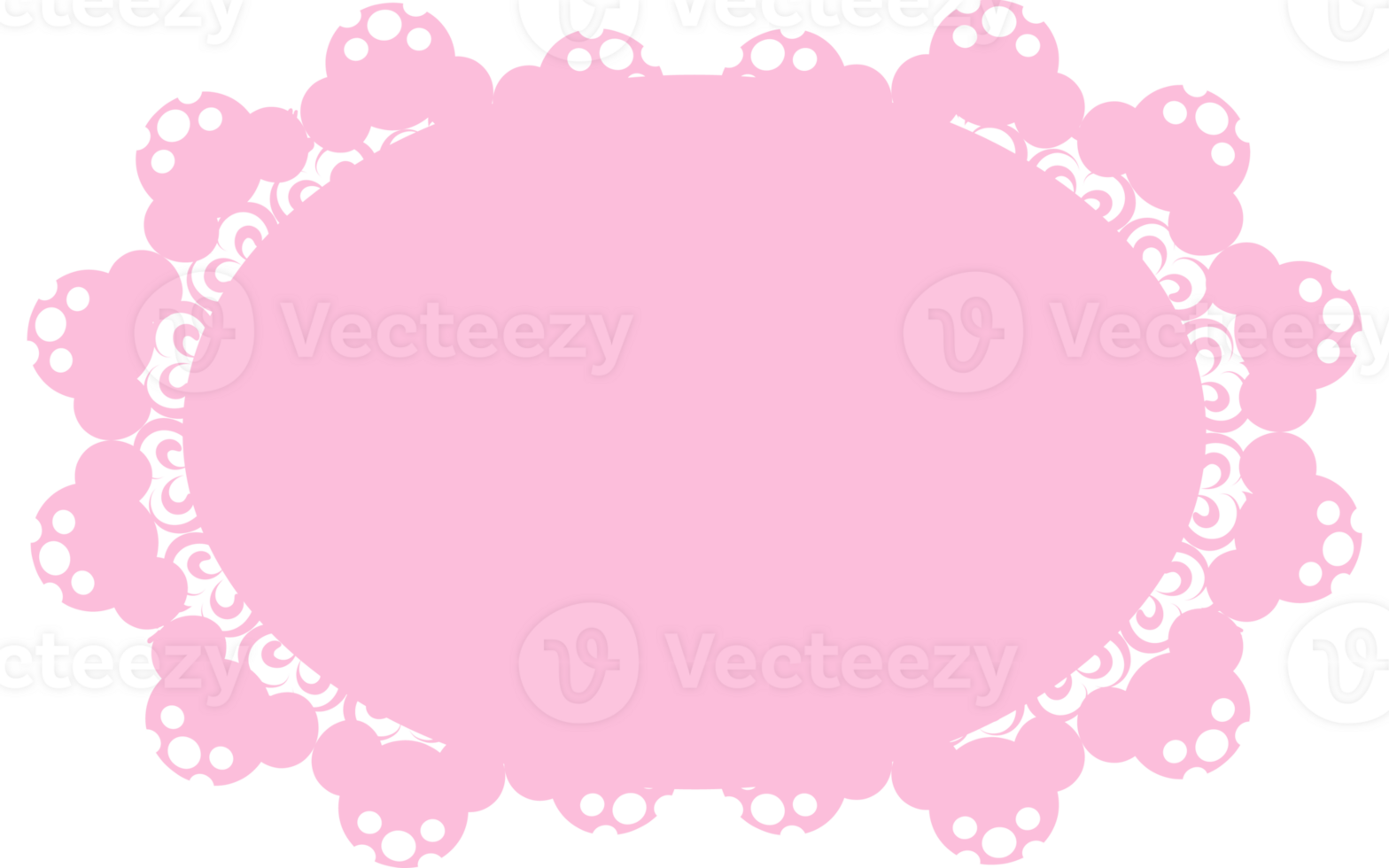 lace cute frame png