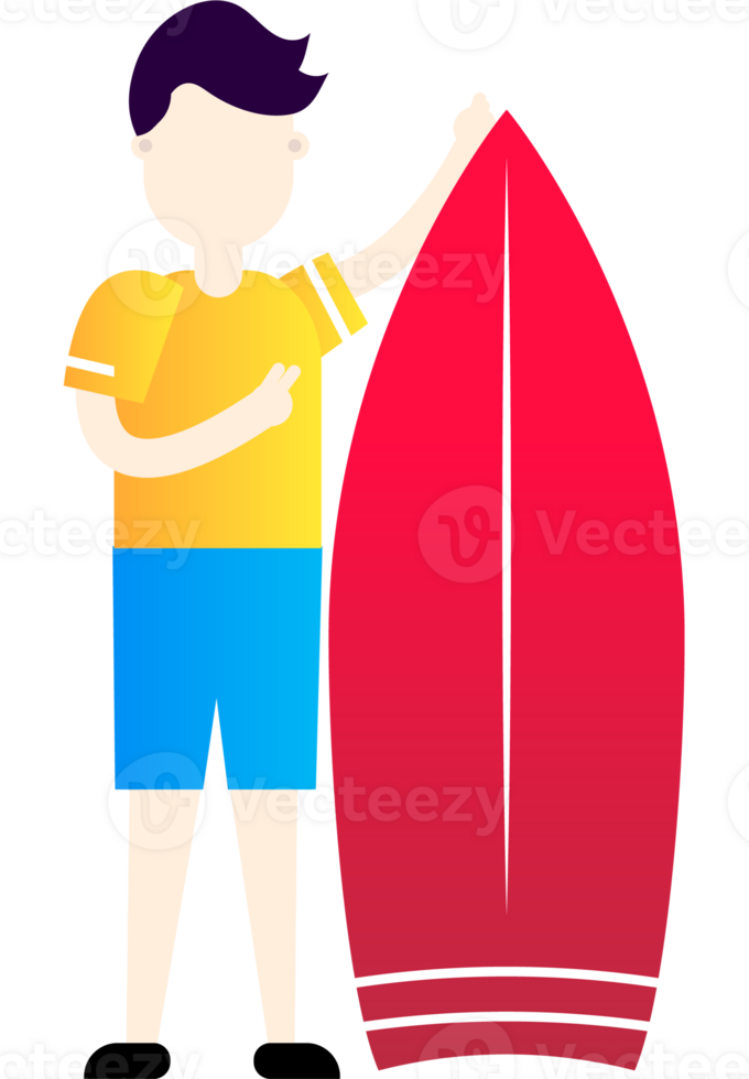 summer cartoon illustration png