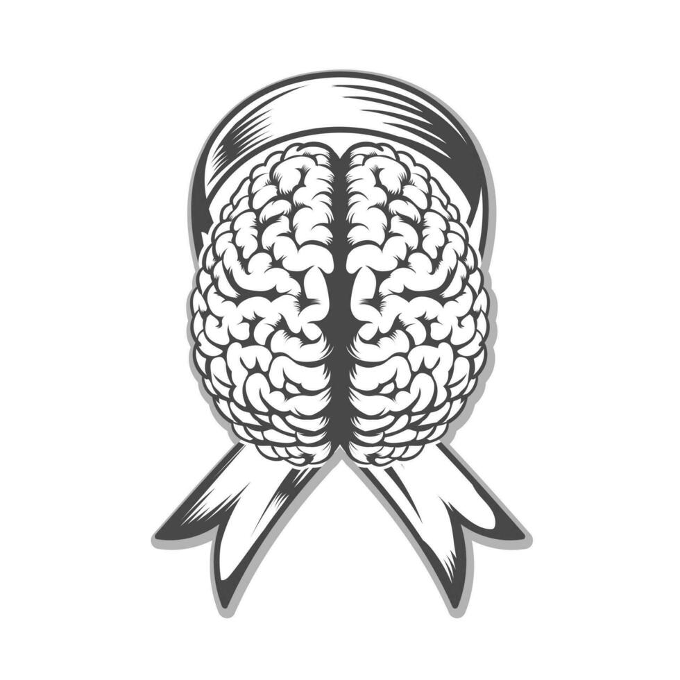 Human Brain vector design for mental health