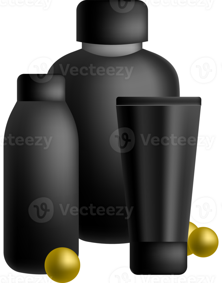 Cosmetics realistic mockup png