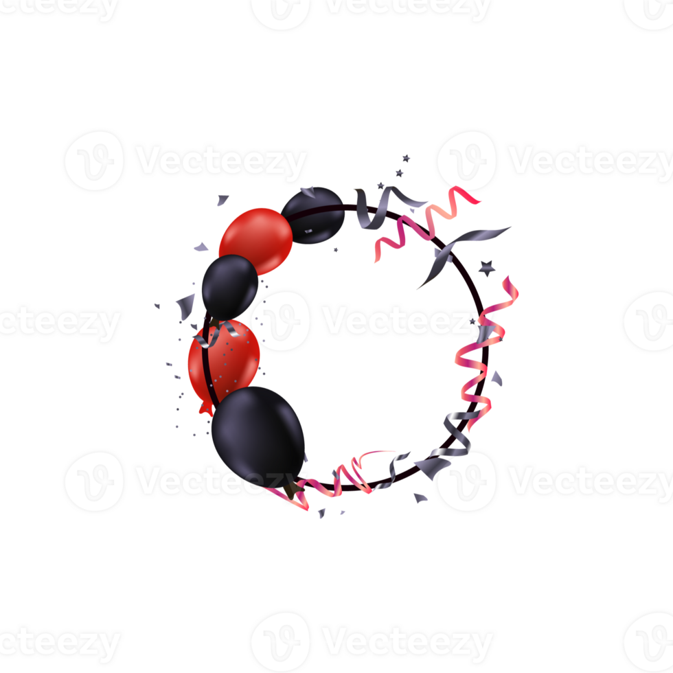 festive bithday frame png