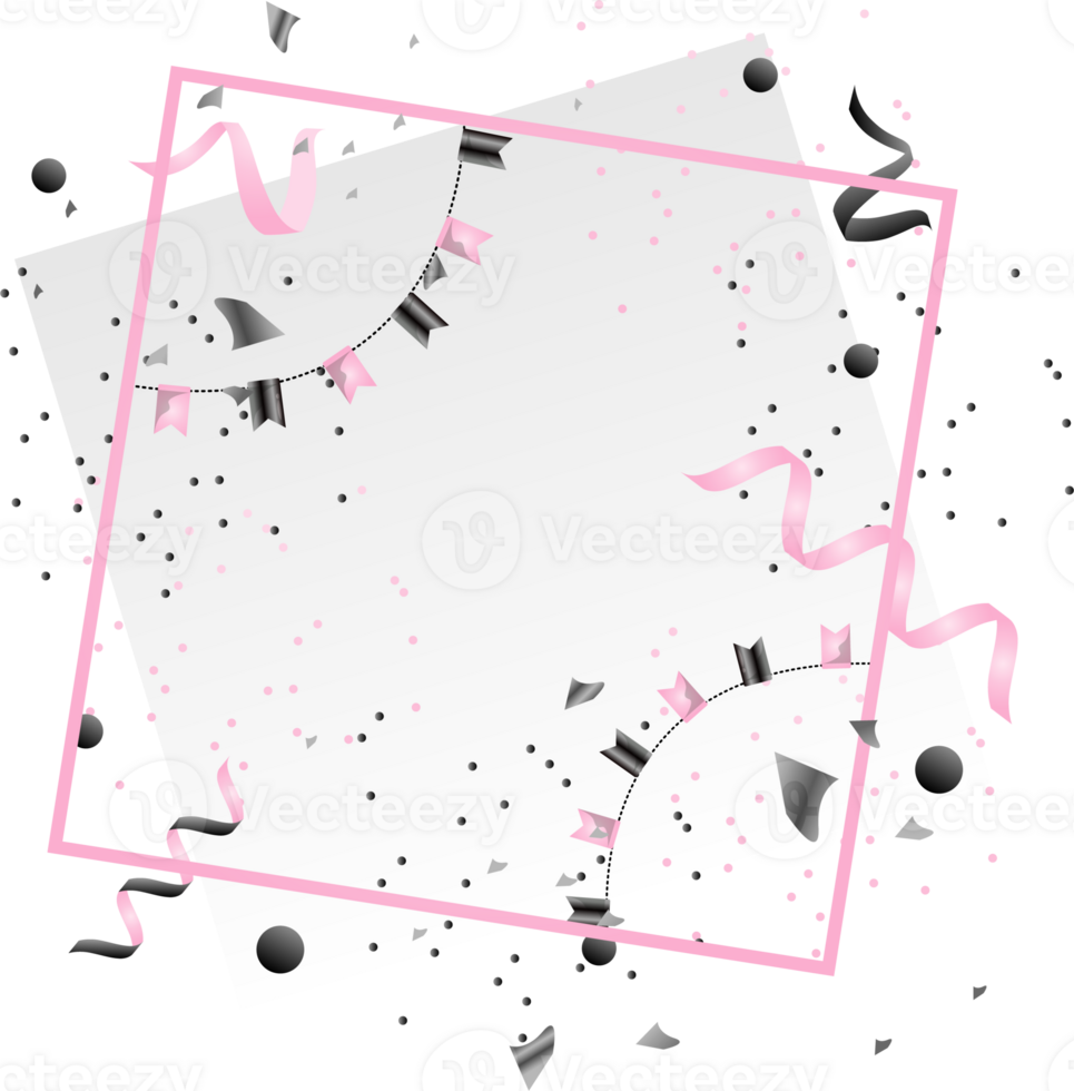 festive bithday frame png