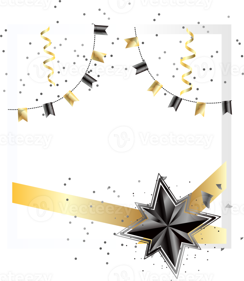 festive bithday frame png