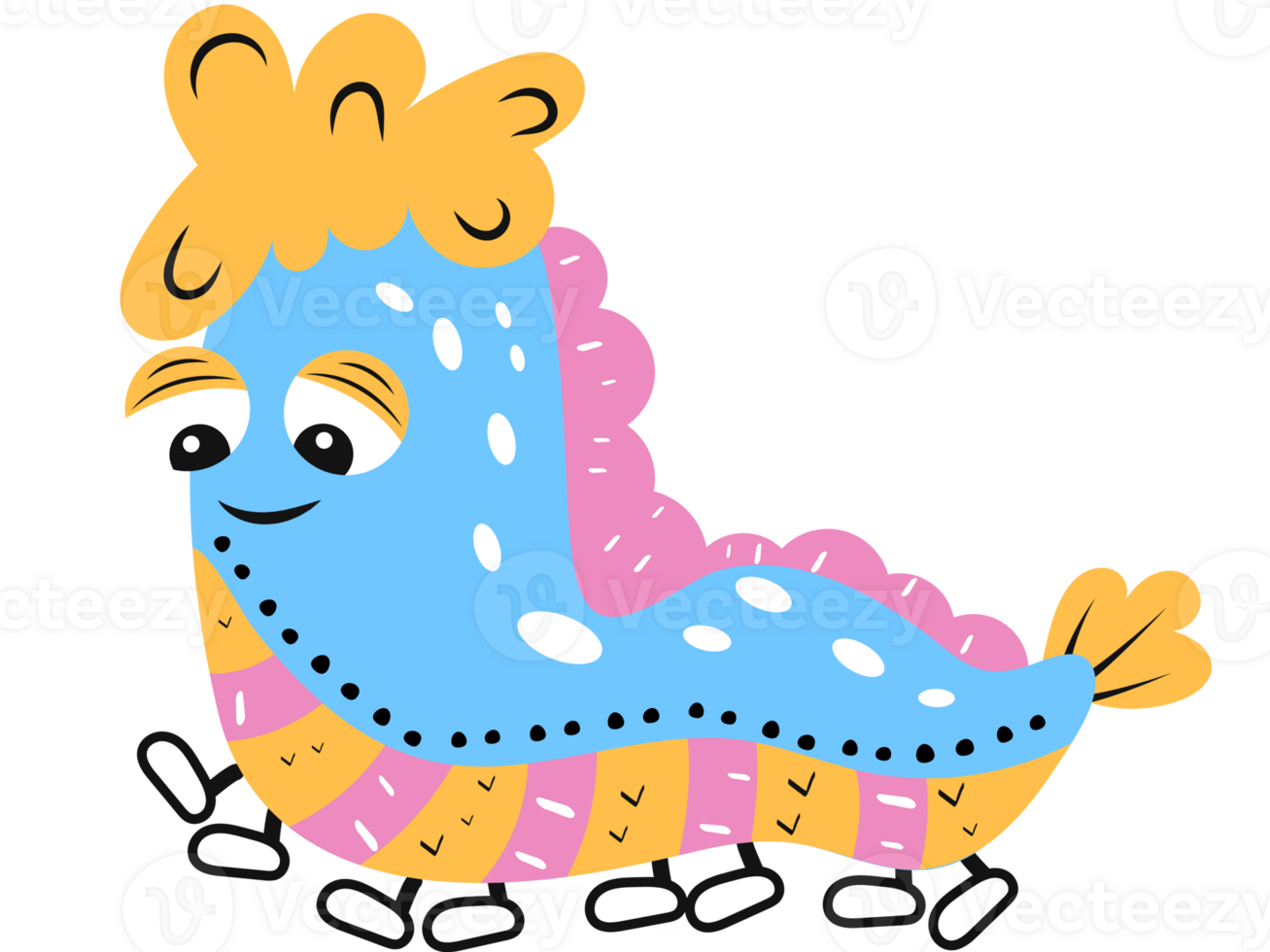 cute monster illustration png