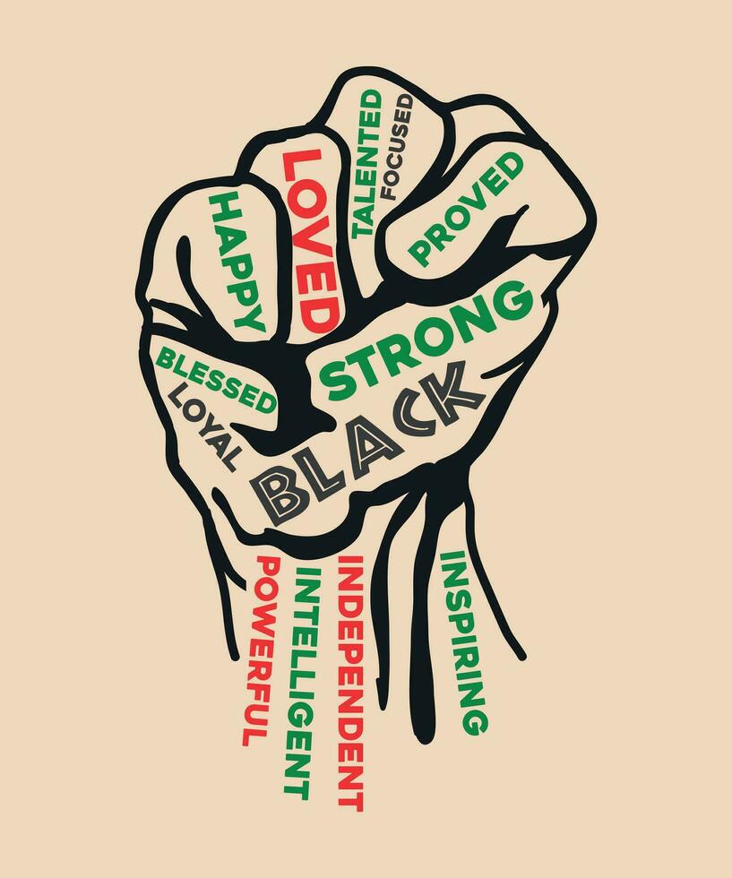 Black history month vector