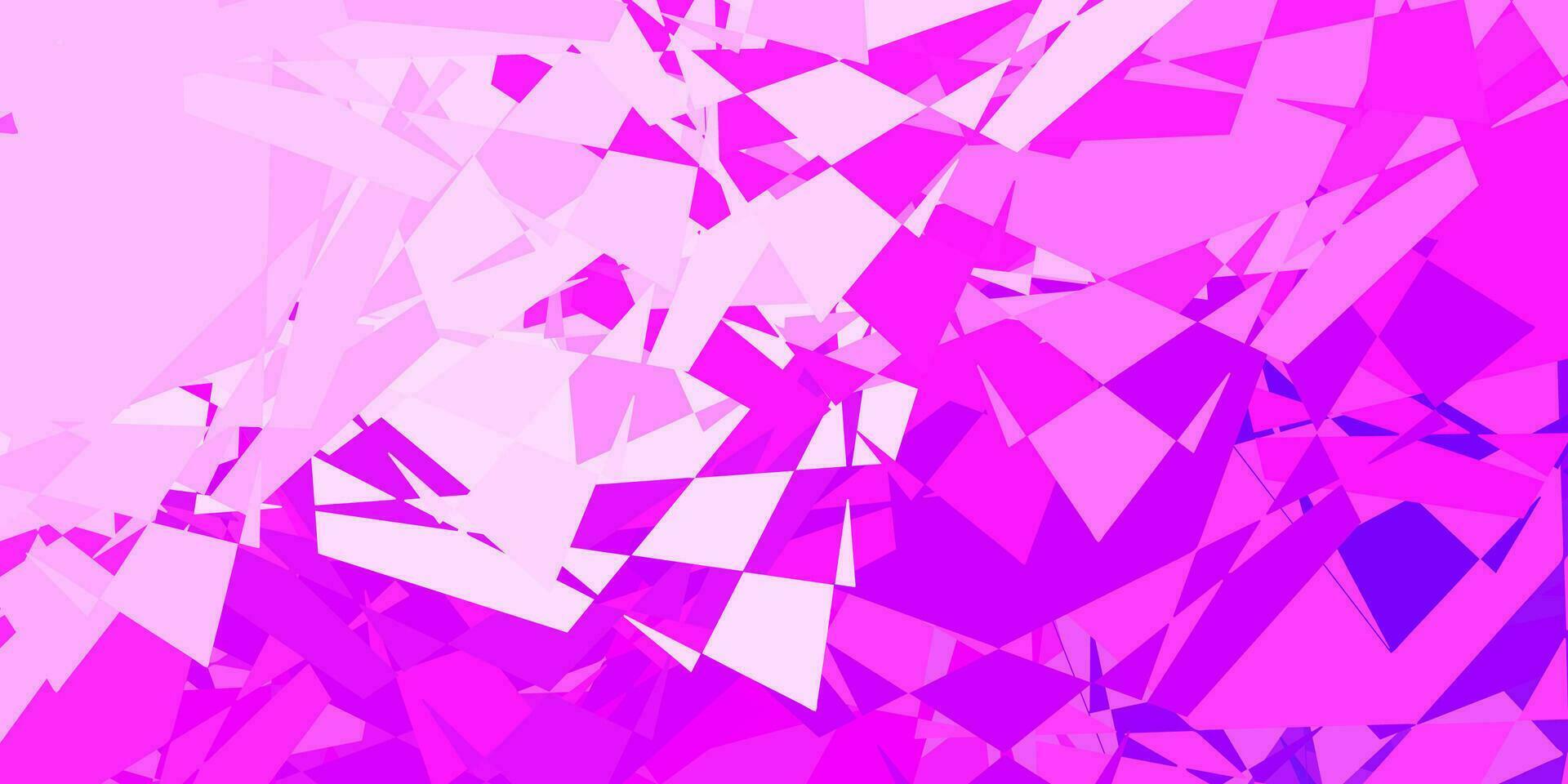 Light Purple vector background with triangles.