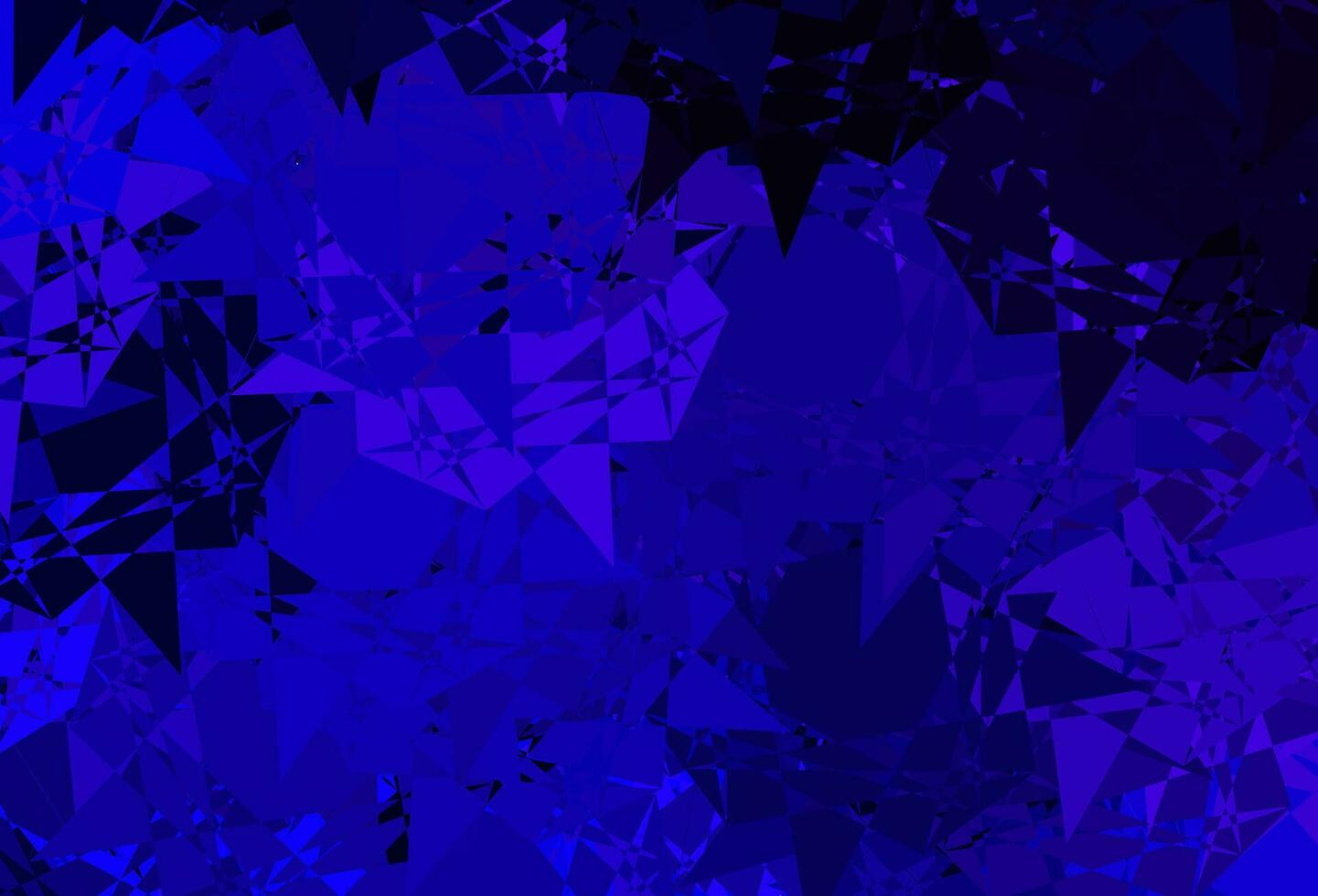 Dark Purple vector template with triangle shapes.