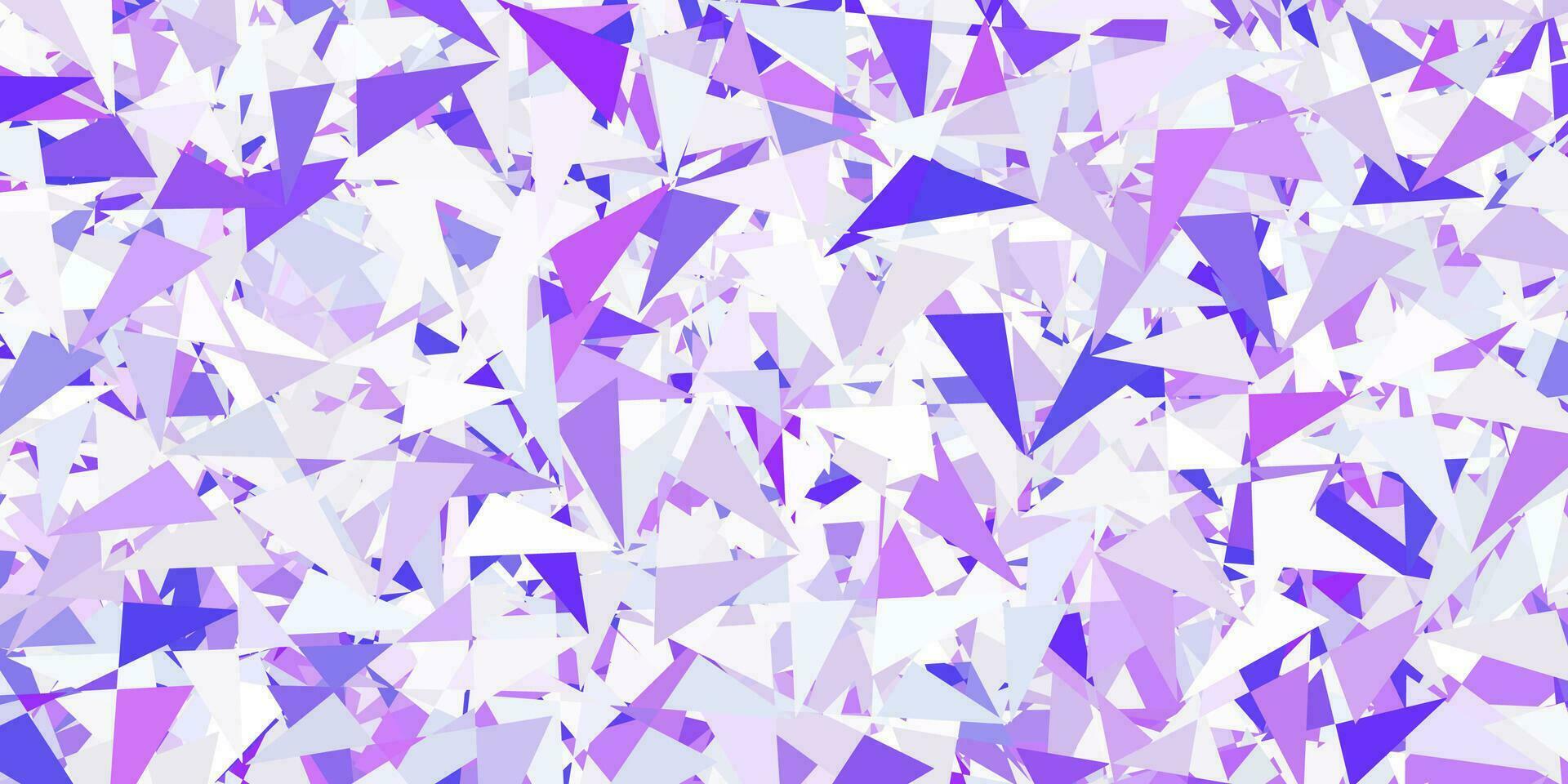 Light purple vector layout with triangle forms.