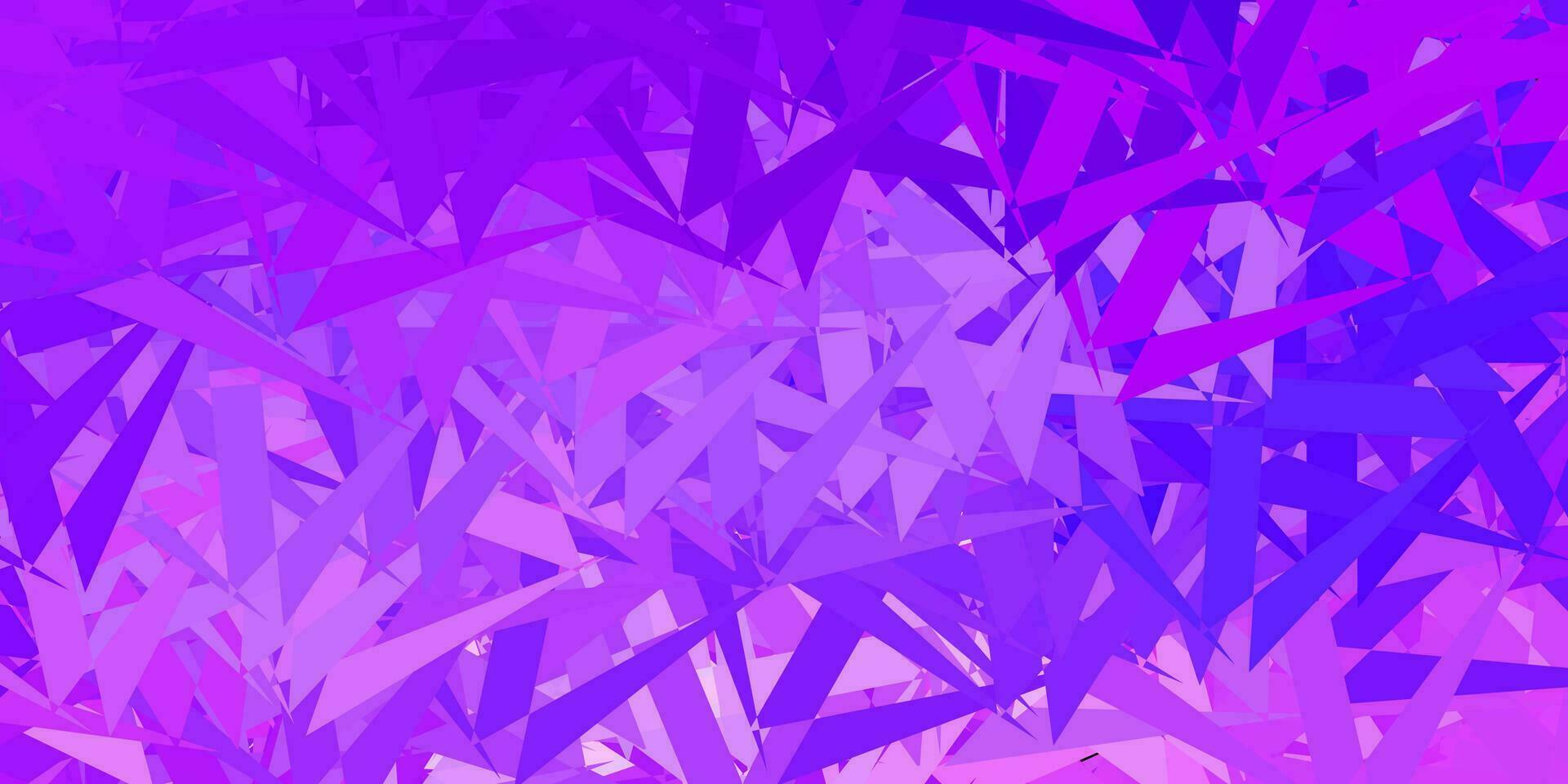 Light purple vector background with triangles.