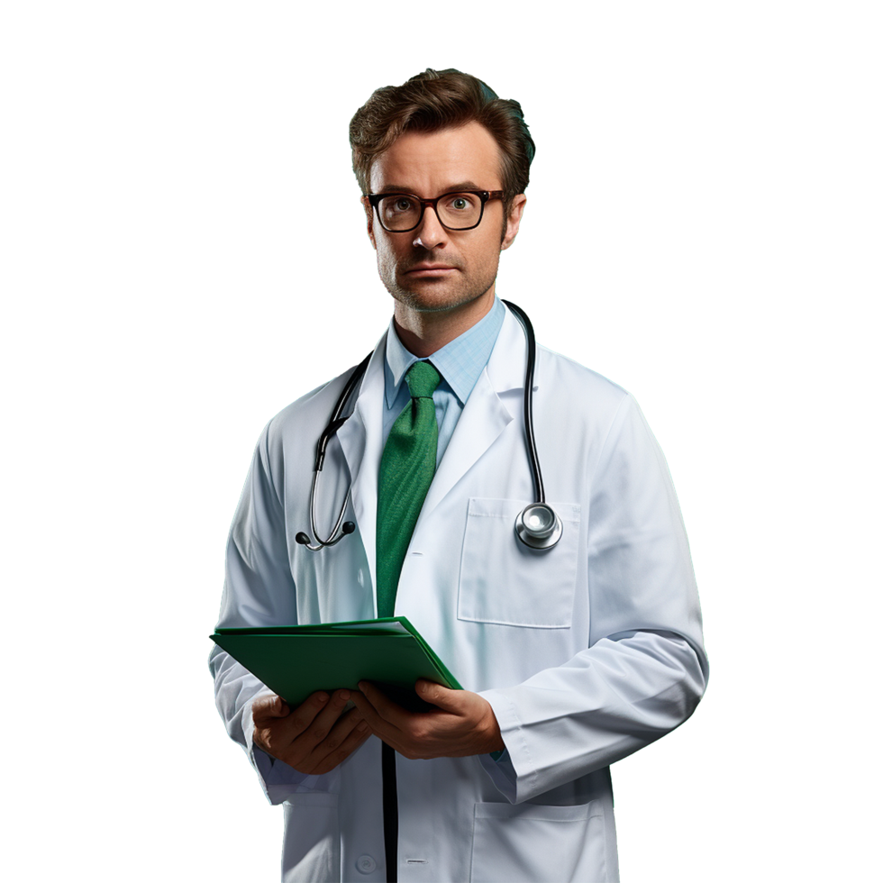 AI generated Doctor png isolated on transparent background