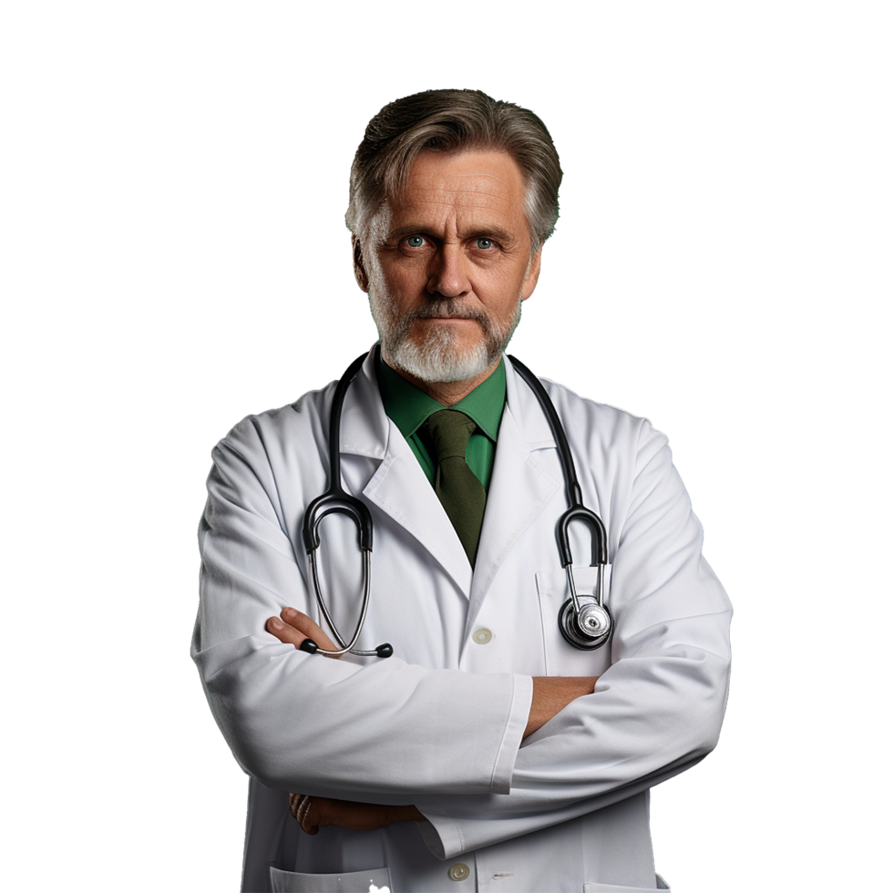 AI generated Doctor png isolated on transparent background