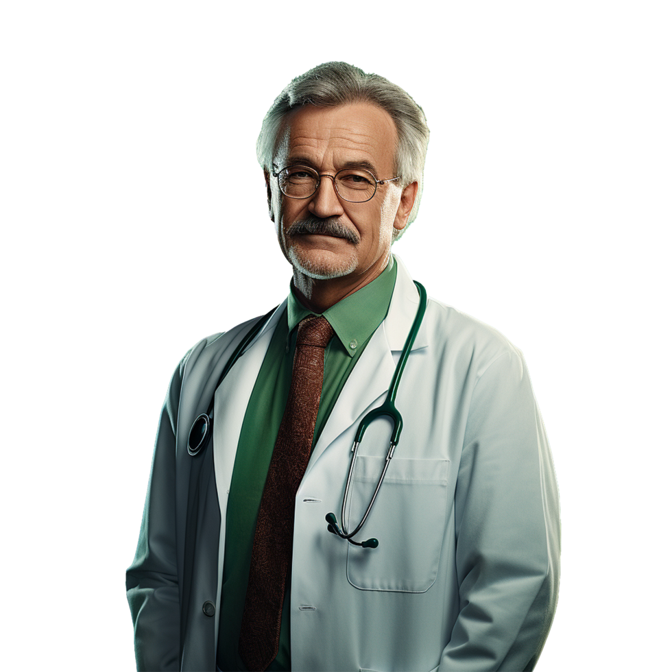 AI generated Doctor png isolated on transparent background