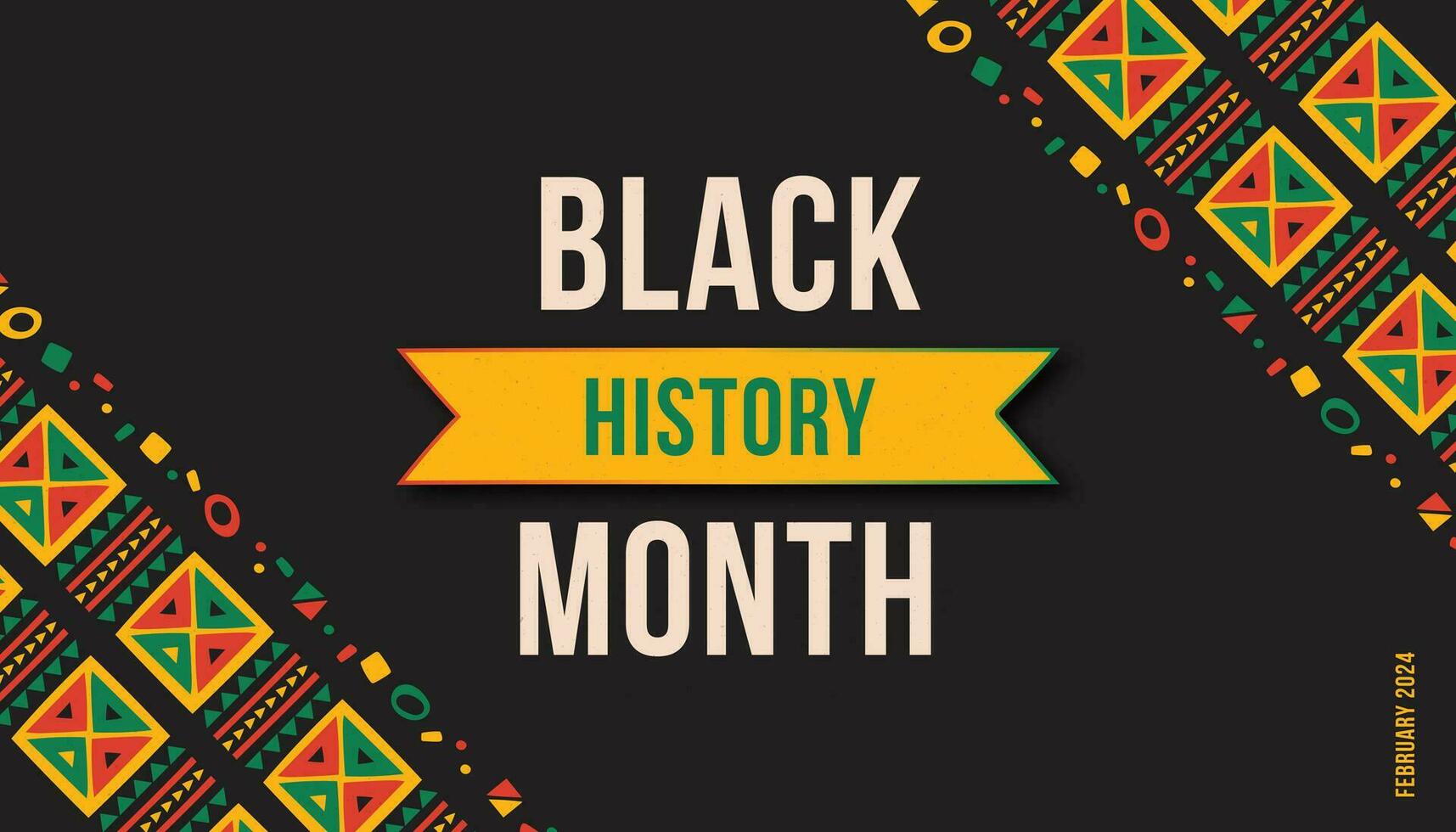 Black history month celebrate. illustration graphic Black history month vector