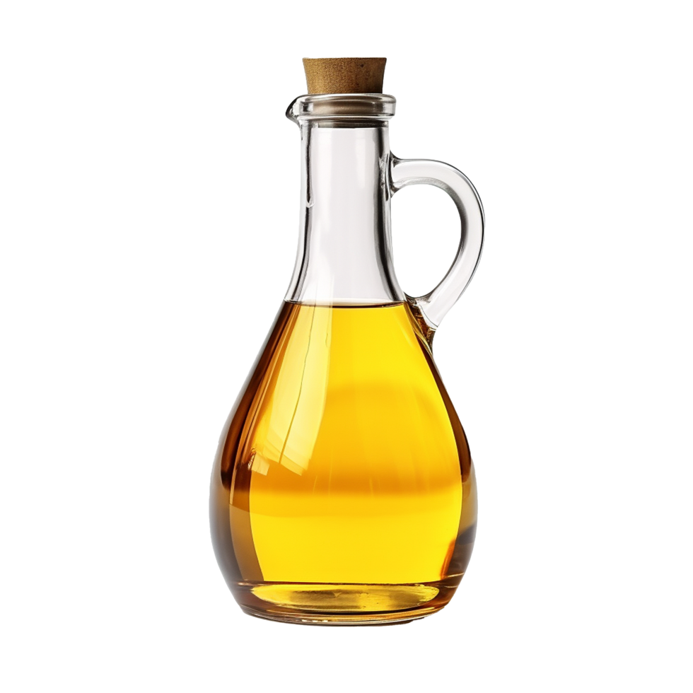 AI generated Oil in bottle png isolated on transparent background
