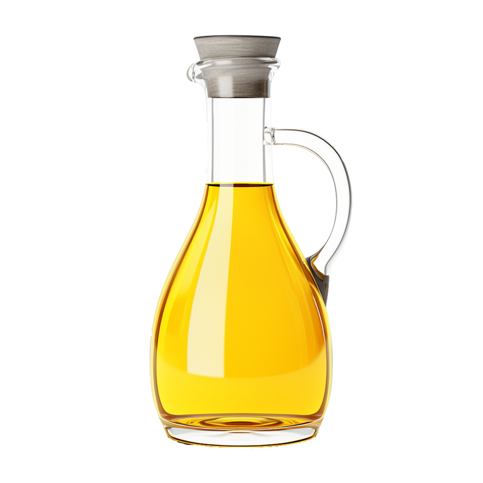 AI generated Oil in bottle png isolated on transparent background