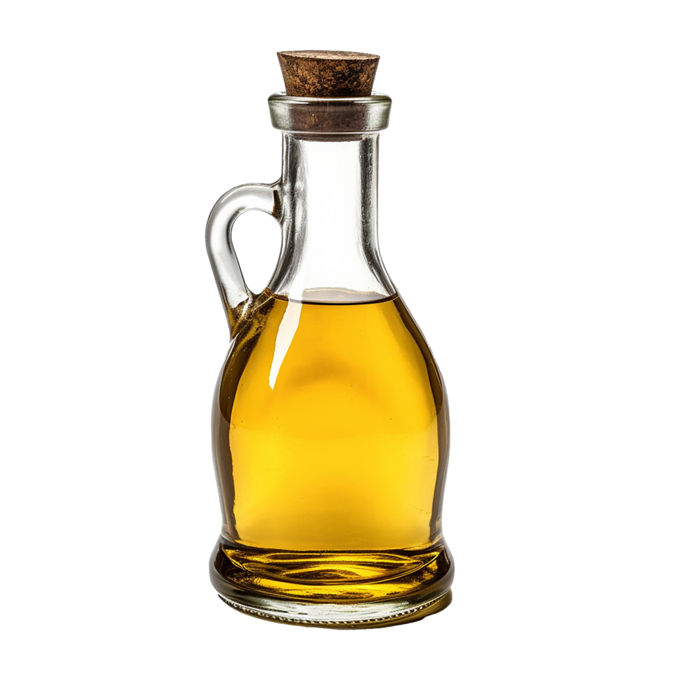 AI generated Oil in bottle png isolated on transparent background