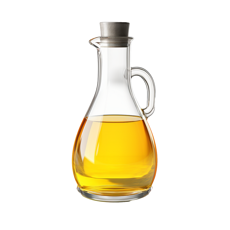 AI generated Oil in bottle png isolated on transparent background