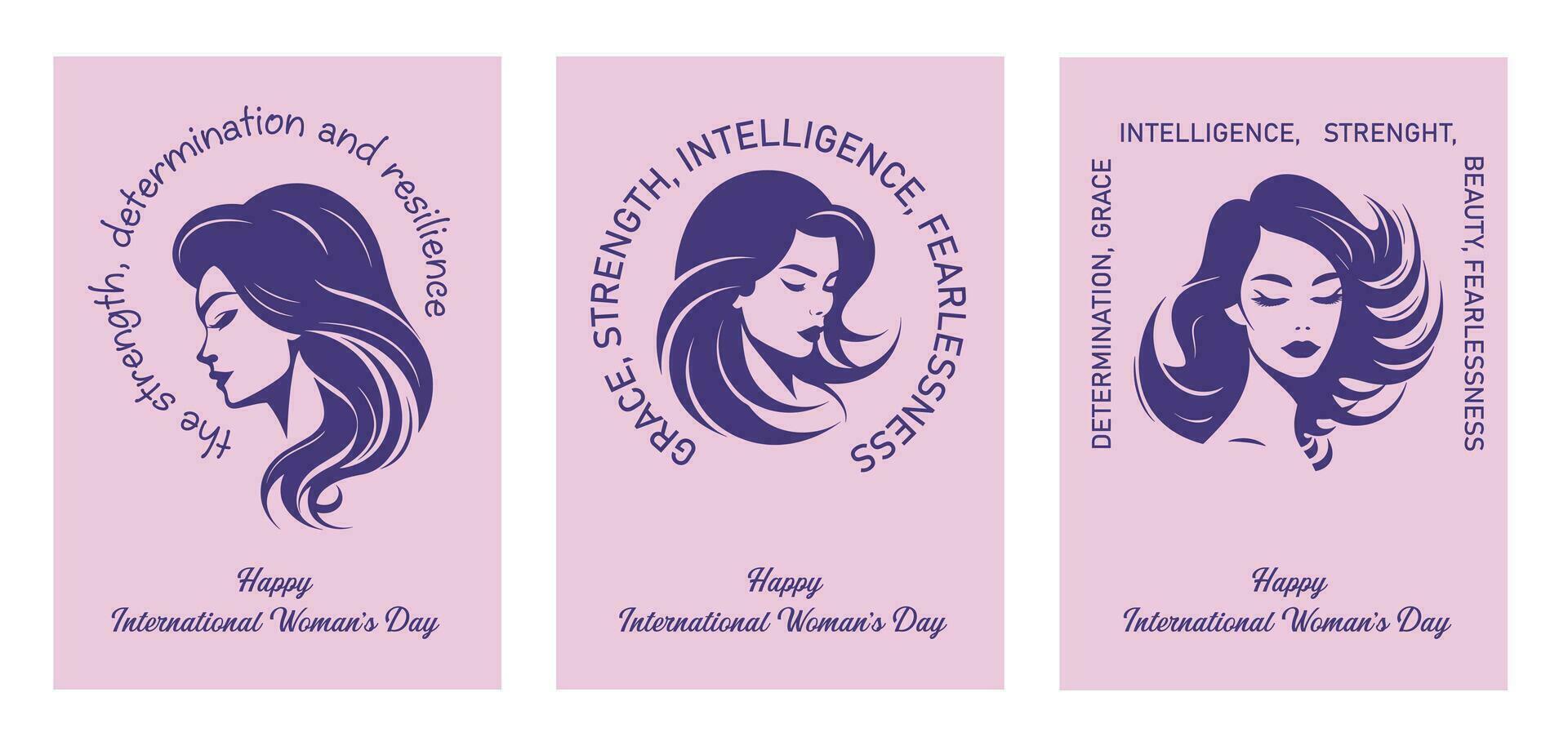 International Women's Days celabration design. Vector illustartion.