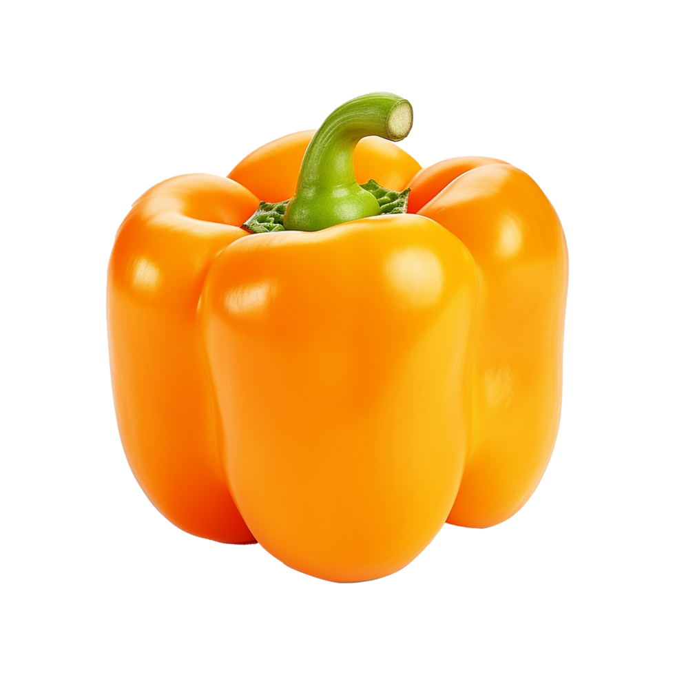 AI generated Bell peppers isolated on transparent background png