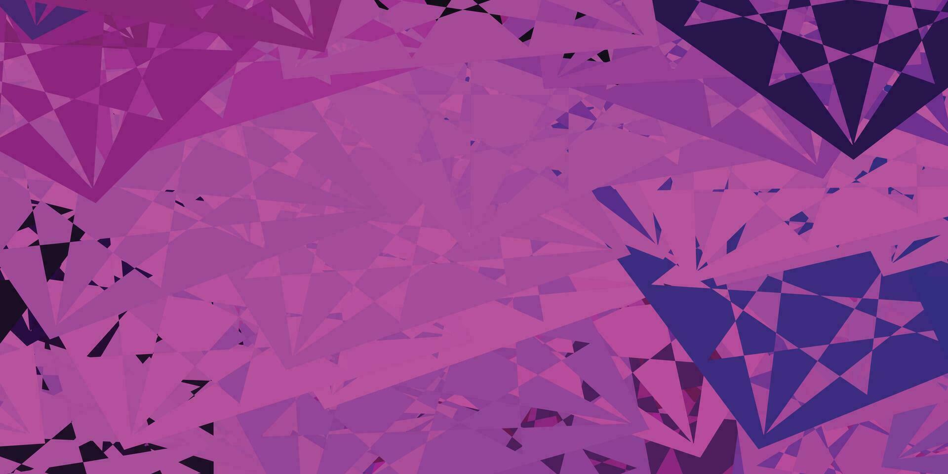 Dark Purple vector layout with triangle forms.