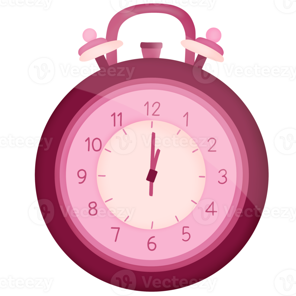 A clock pointing to 12 o'clock png