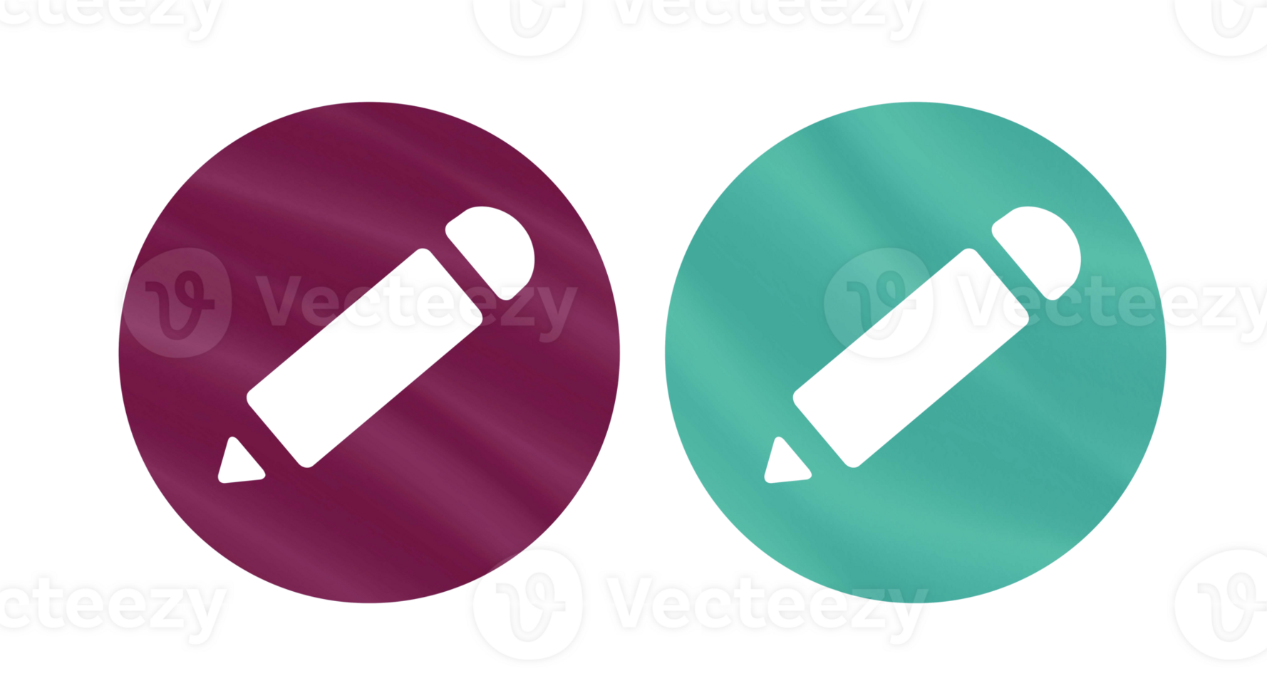 set of pencils icon symbol with texture background png