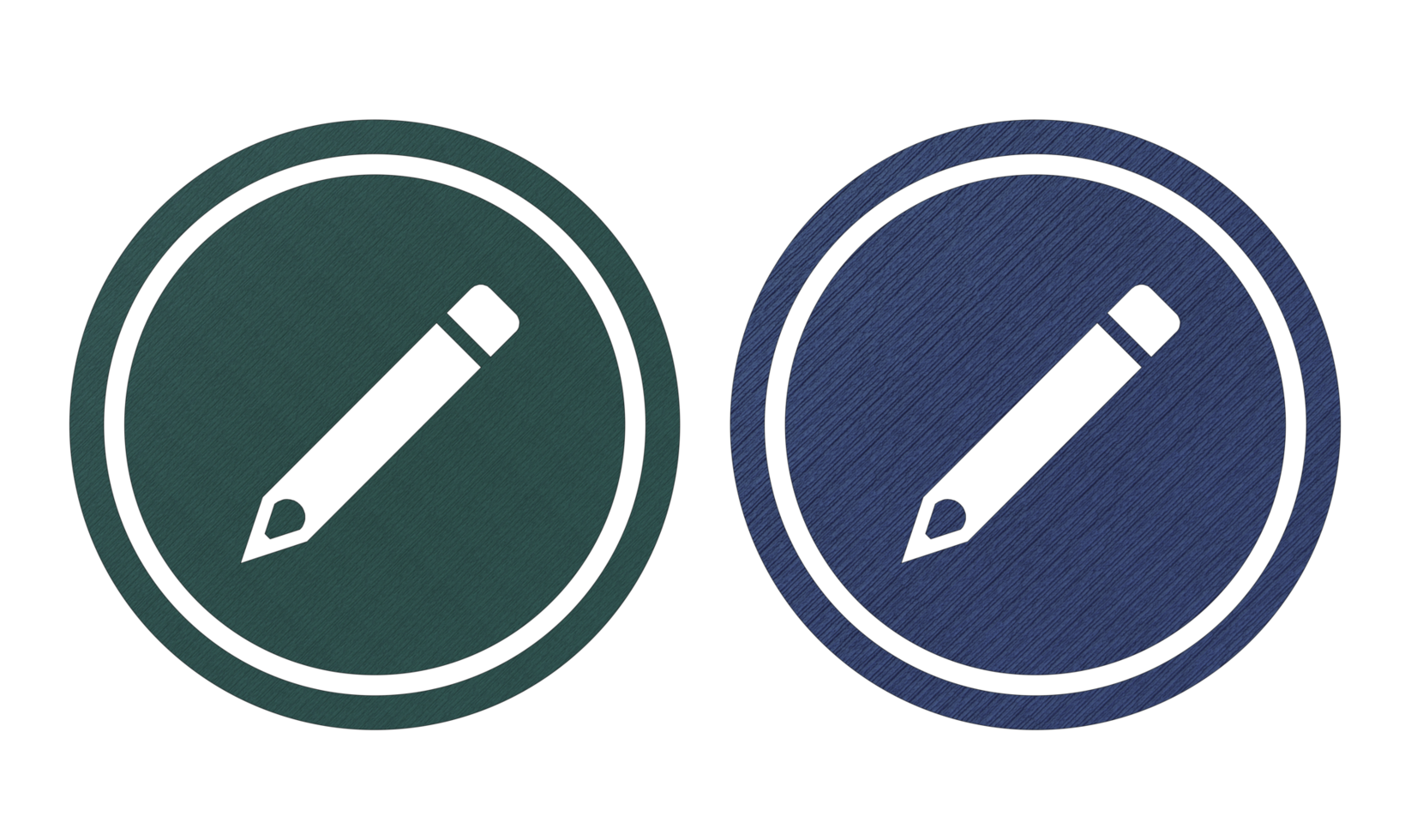 Pencil icon symbol with texture png