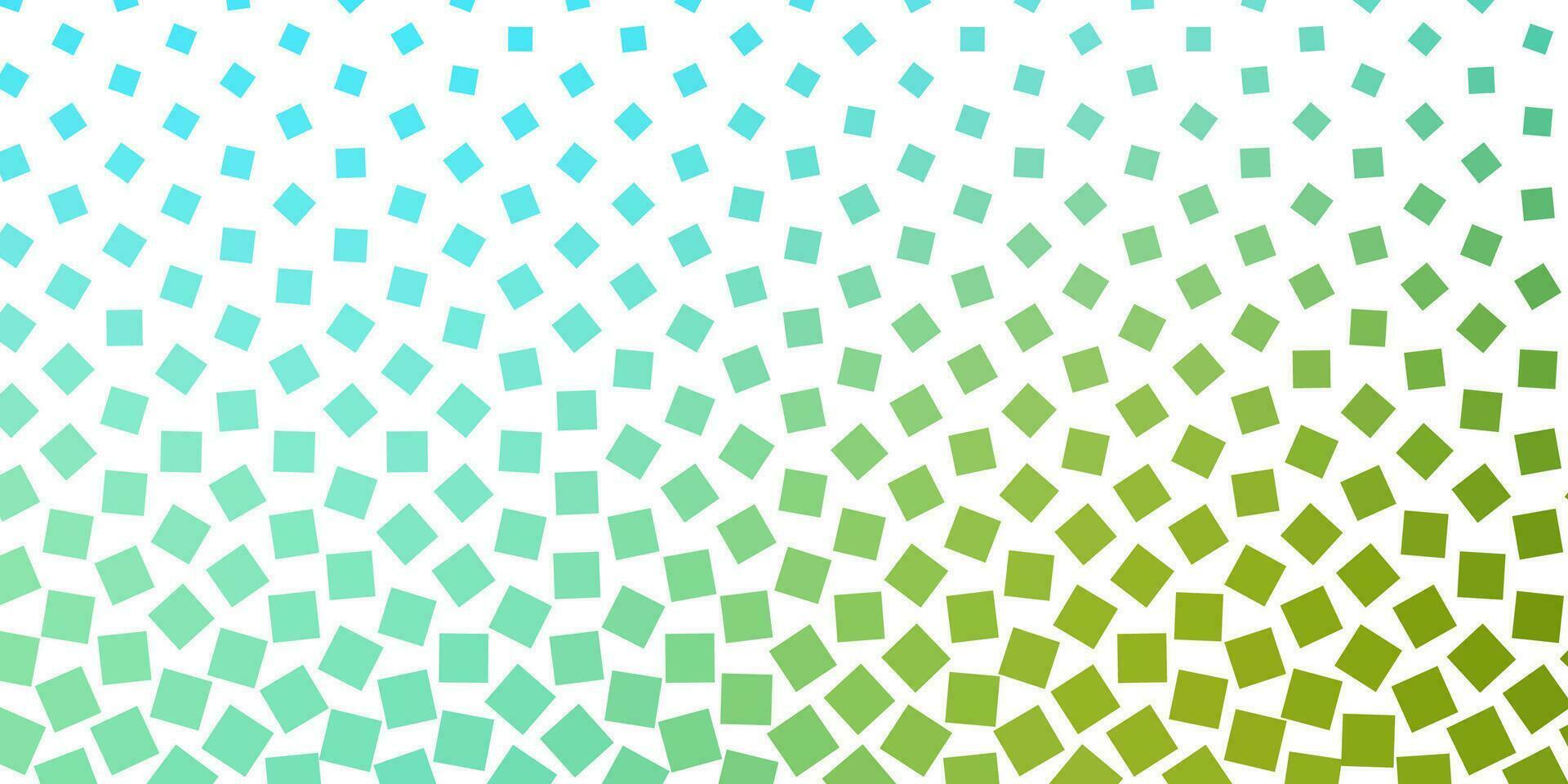 Light Blue, Green vector pattern in square style.