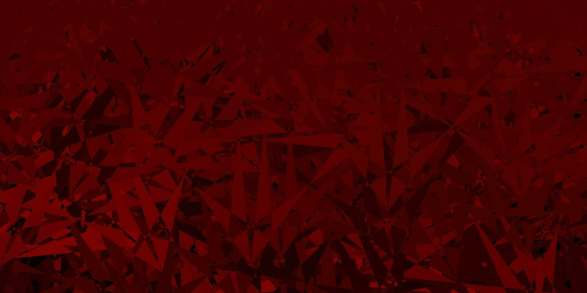 Dark pink, red vector layout with triangle forms.