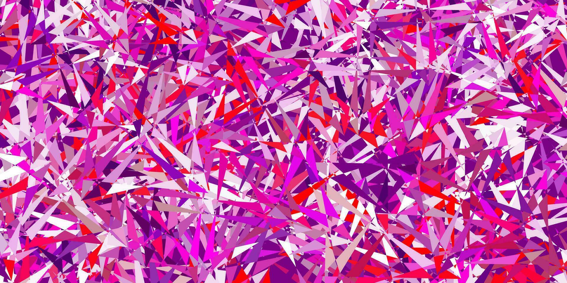 Light pink, yellow vector background with polygonal forms.